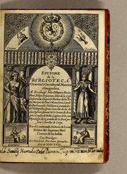 Cover of: Epitome de la biblioteca oriental i occidental, nautica i geografica