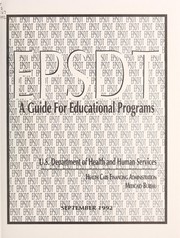 Cover of: EPSDT : a guide for educational programs