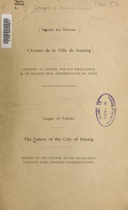 The future of the City of Danzig by League of Nations.  Council