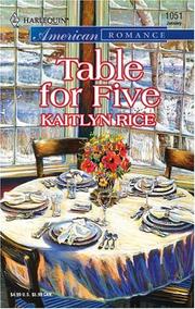 Cover of: Table for five