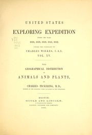 Cover of: The geographical distribution of animals and plants: History of the introduction of domestic animals and plants