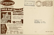 Cover of: Germain's 1952 fall special by Germain Seed and Plant Company