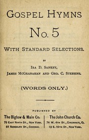 Cover of: Gospel hymns no. 5: with standard selections : words only