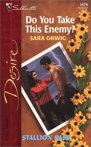 Cover of: Do You Take This Enemy  (Stallion Pass)