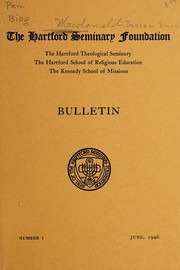The Hartford Seminary Foundation by Hartford Seminary Foundation