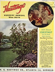 Cover of: Hastings' nursery annual: winter 1943-44