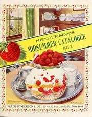 Cover of: Henderson's midsummer catalogue by Peter Henderson & Co