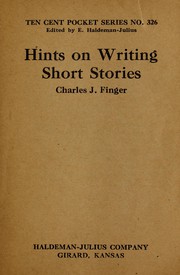 Cover of: Hints on writing short stories