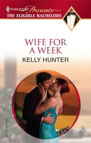 Cover of: Wife For a Week: Bennett Family - 1, The Eligible Bachelors