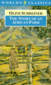 The story of an African farm by Olive Schreiner