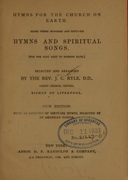 Cover of: Hymns for the church on earth. ...