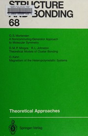 Cover of: Theoretical approaches