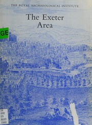 Cover of: The Exeter Area (Archaeological Journal, Supplement to Volume 147 for 1990)