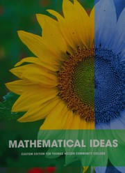 Cover of: Mathematical Ideas
