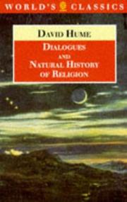 Principal writings on religion, including Dialogues concerning natural religion and The natural history of religion