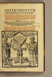 Cover of: Instrumentum primi mobilis by Peter Apian
