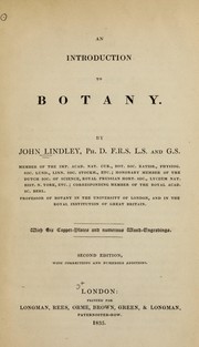 Cover of: An introduction to botany
