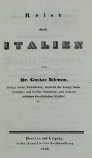 Cover of: Italica by Gustav Friedrich Klemm