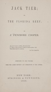 Cover of: Jack Tier: or, The Florida reef.