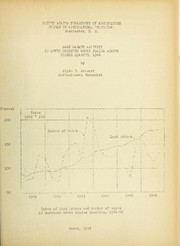 Cover of: Land market activity in seven Northern Great Plains states: fourth quarter, 1946