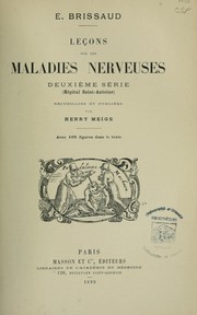 Cover of: Leȯns sur les maladies nerveuses