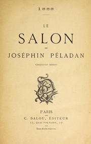 Cover of: Le Salon de Joséphin Péladan: cinquième année