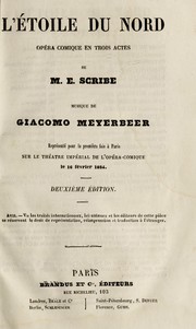 Cover of: L'etoile du nord: opera comique en trois actes de