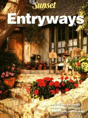 Cover of: Entryways: by the editors of Sunset books.