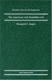 Cover of: The Americans with Disabilities Act