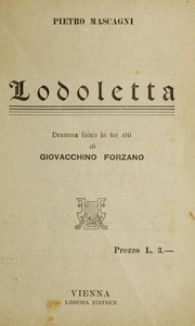 Cover of: Lodoletta: dramma lirico in tre atti