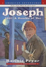 Cover of: Joseph: 1861-A Rumble of War (American Adventures)