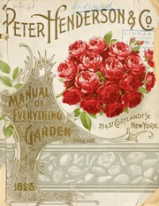 Cover of: Manual of everything for the garden: 1895