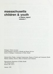 Cover of: Massachusetts children & youth: a status report