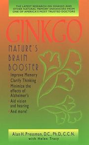 Cover of: Ginkgo: Nature's Brain Booster