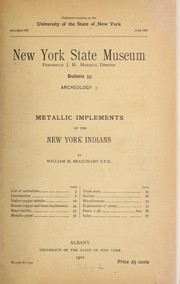 Cover of: Metallic implements...