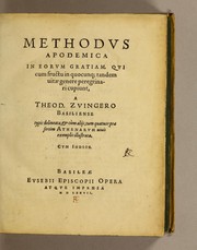 Cover of: Methodus apodemica: in eorum gratiam, qui cum fructu in quocunq[ue] tandem vitae genere peregrinari cupiunt