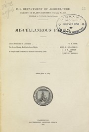 Cover of: Miscellaneous papers