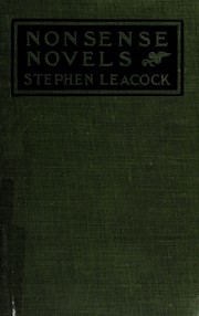 Cover of: Nonsense novels by Stephen Leacock