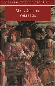 Cover of: Valperga, or, The life and adventures of Castruccio, Prince of Lucca by Mary Wollstonecraft Shelley