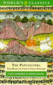 Cover of: Pancatantra: The Book of India's Folk Wisdom (Oxford World's Classics)