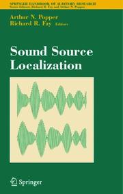 Cover of: Sound source localization
