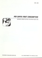 Cover of: Per capita fruit consumption