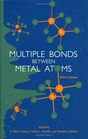 Cover of: Multiple Bonds between Metal Atoms