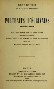 Cover of: Portraits d'écrivains...