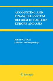 Cover of: Accounting and Financial System Reform in Eastern Europe and Asia