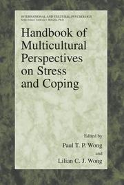 Handbook of multicultural perspectives on stress and coping