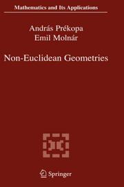 Cover of: Non-Euclidean Geometries: János Bolyai Memorial Volume (Mathematics and Its Applications)