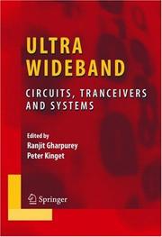 Cover of: Ultra Wideband - Circuits, Transceivers and Systems (Series on Integrated Circuits and Systems)