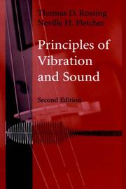 Cover of: Principles of Vibration and Sound