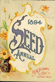 Cover of: Seed annual by D.M. Ferry & Co